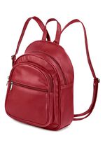 Laurina, Rucksack, Damen, mit zwei verstellbaren Umhängeriemen RUBINROT