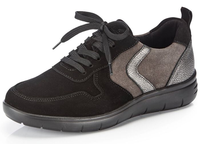 Schn&uuml;rschuh aus bestem Rind-Veloursleder 