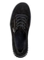 ELENA EDEN, bequeme Damen-Schnürschuhe, Weite H, mit herausnehmbarem Fußbett SCHWARZ