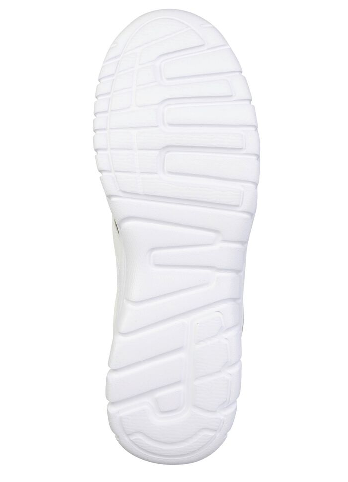 Sportlicher Damen-Sabot, mit herausnehmbarem Fu&szlig;bett WEISS