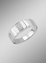 Edler Herrenring mit Diamant 