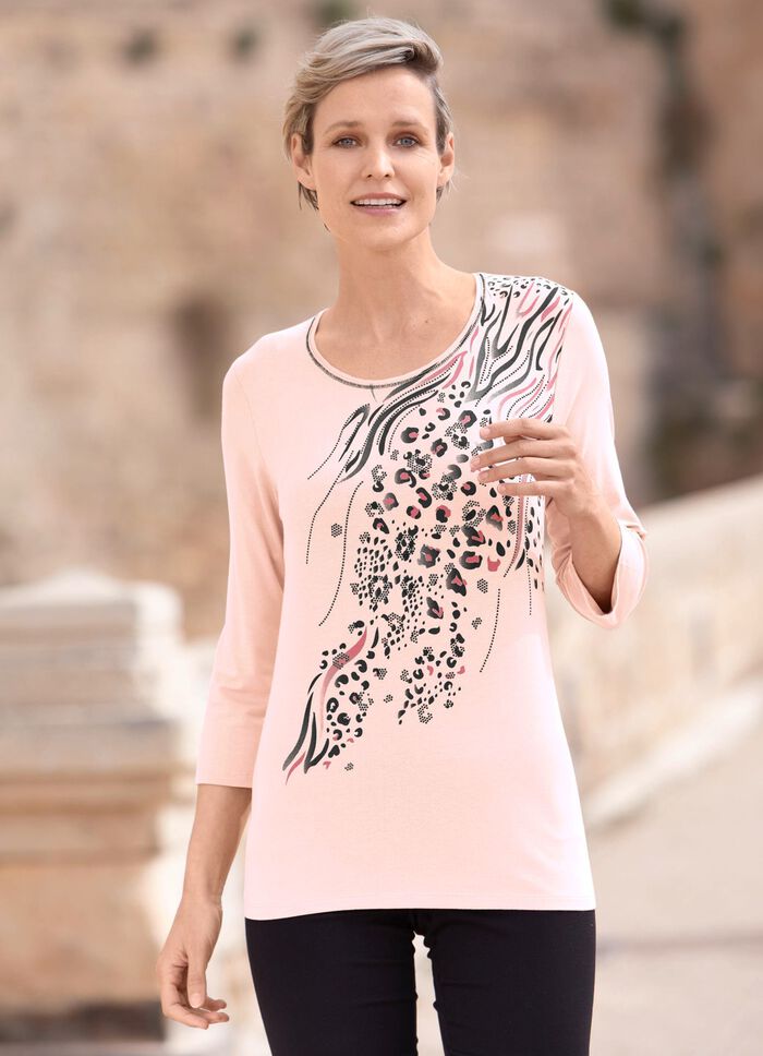 Shirt mit Flatlock-Naht in 2 Farben 