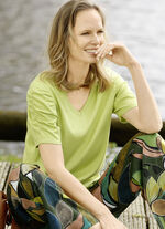 Pullover mit Raffung an den Ärmeln 