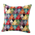 Farbenfrohe Kissenbez&uuml;ge mit Rei&szlig;verschluss BUNT