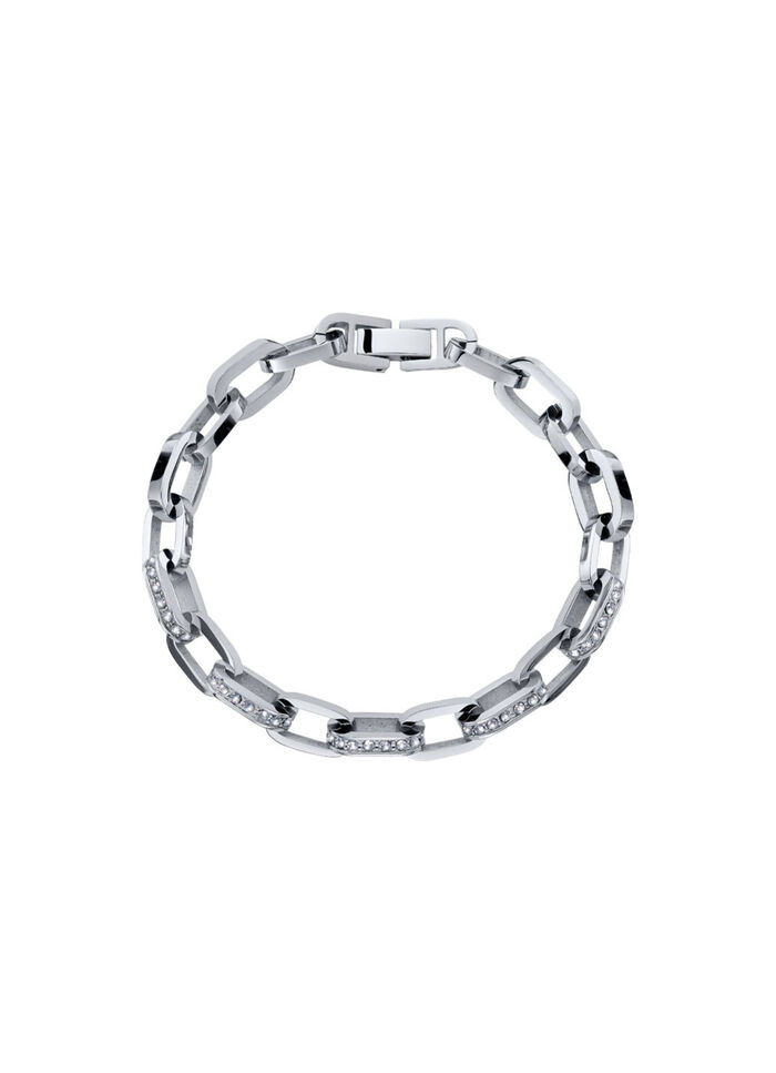 Für Sie und Ihn: elegantes Armband mit funkelnden Kristallen 