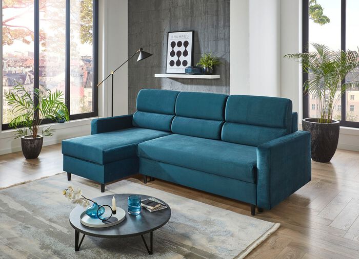 Polsterecke mit Funktion BLAU