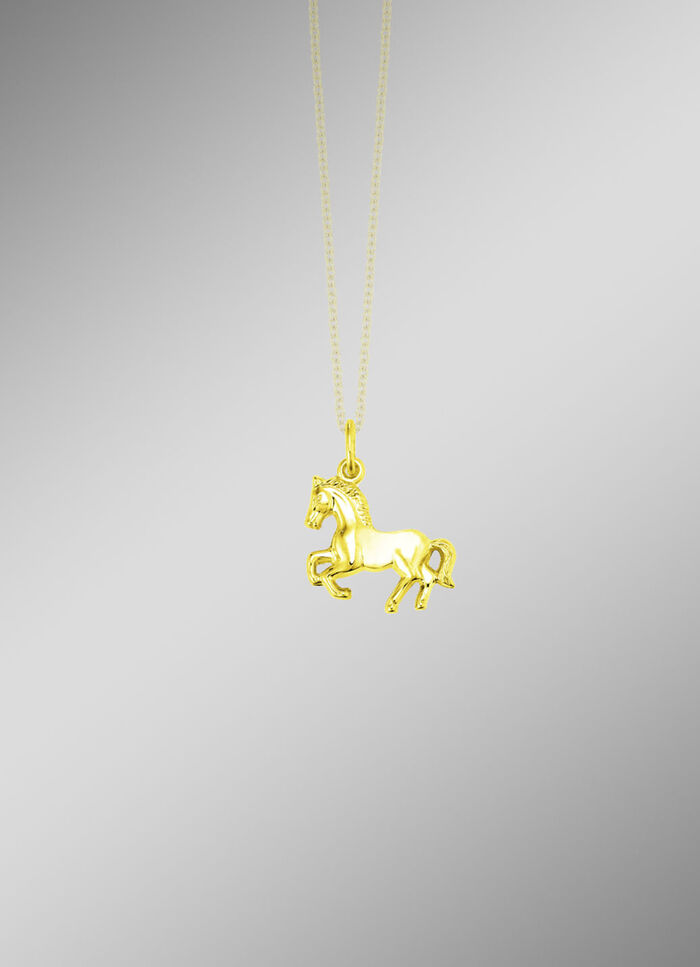 Pferde-Anhänger aus Gold 