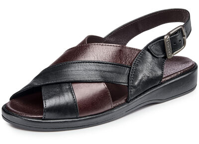 Sandale mit anatomisch geformten Lederfußbett 