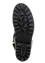 Remonte Schnür-Stiefelette mit Plüschkragen DUNKELBRONZE