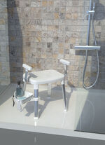 Dusch-und Badehocker aus hochwertigem Kunsstoff 