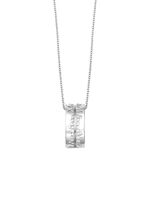 Klassischer Anhänger mit synth. Zirkonia 