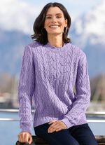 Pullover in Strukturmix 