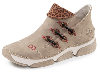 Rieker, trendige Damen-Boots, Winterschuhe, mit Reißverschluss 