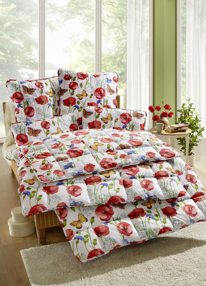 Pflegeleichtes Mikrofaser-Bettwaren-Set, 2-teilig CREME