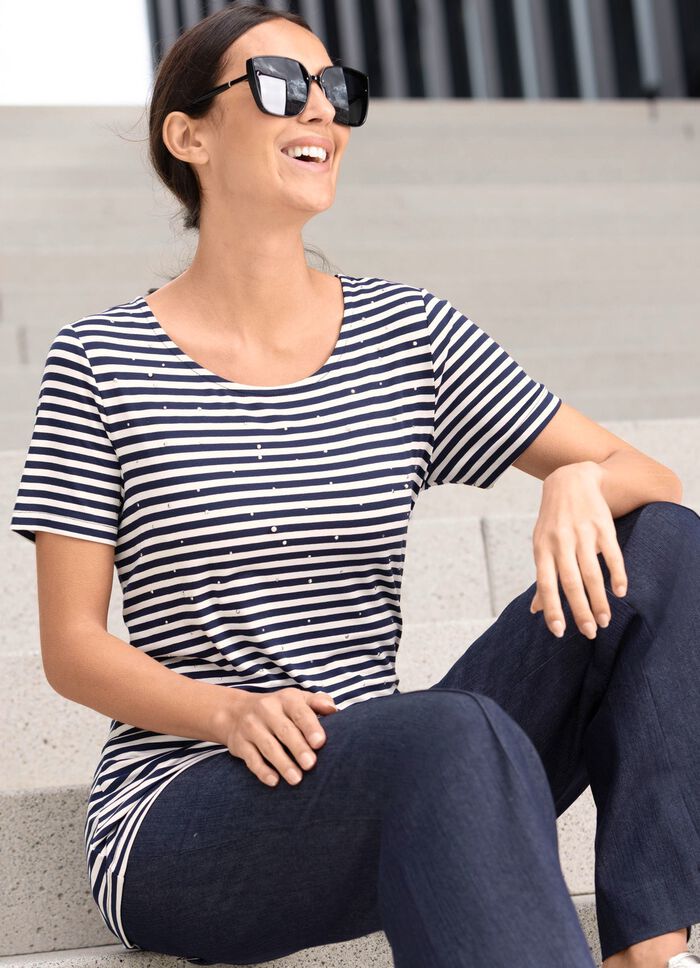 Shirt mit Ringeldessin 