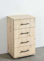 Schubladen-Kommode, hochwertige, stabile Ausführung ARTISAN EICHE