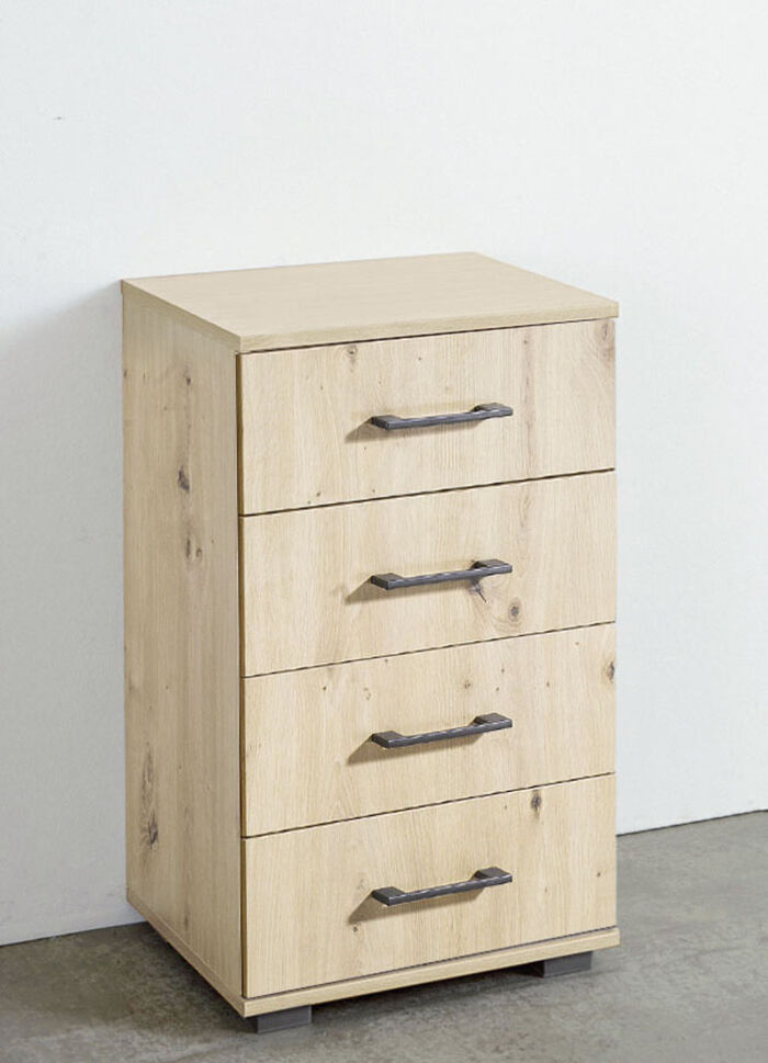 Schubladen-Kommode, hochwertige, stabile Ausführung ARTISAN EICHE