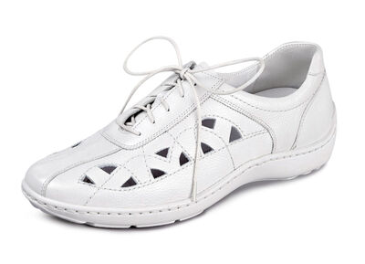 Waldläufer, sommerliche Damen-Schnürschuhe, Weite H, mit herausnehmbarem Fußbett 