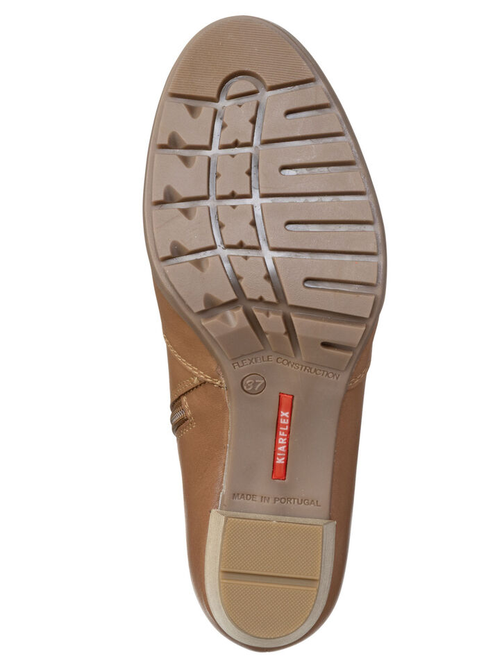 ELENA EDEN, schicke Damen-Stiefeletten, Weite G, mit herausnehmbarem Fußbett COGNAC