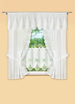 Seitenschal-Garnitur mit Universalschienenband 