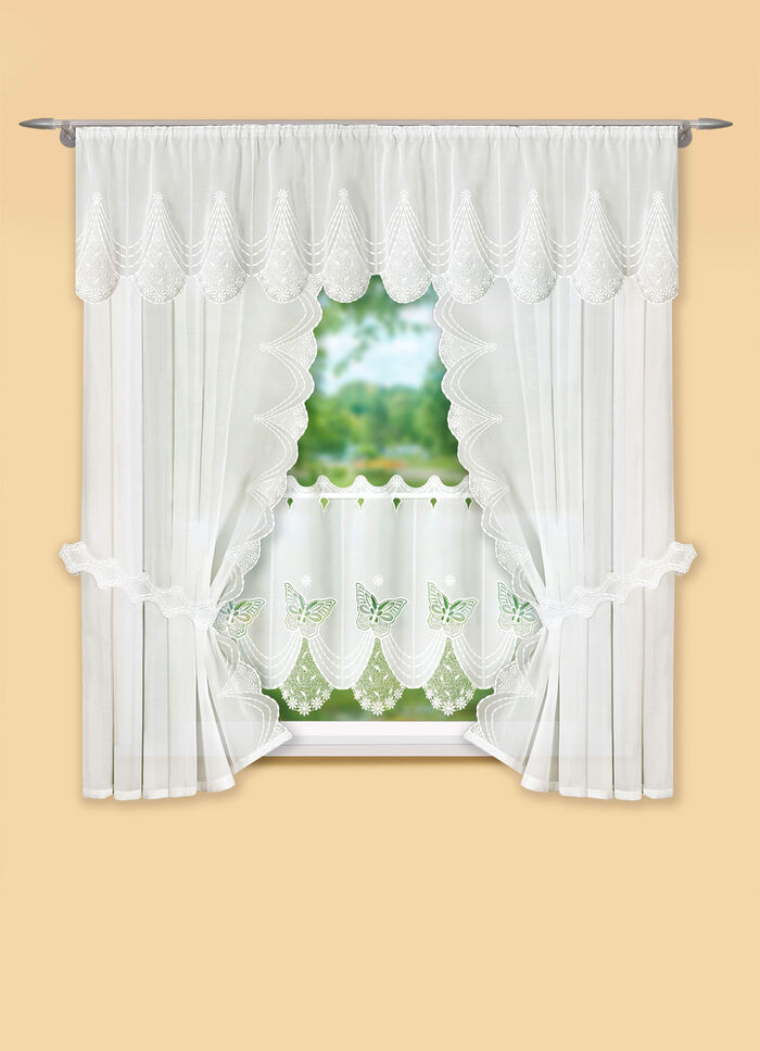 Seitenschal-Garnitur mit Universalschienenband 