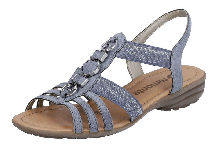 Remonte Riemchen-Sandalen mit Metallschmuck JEANS
