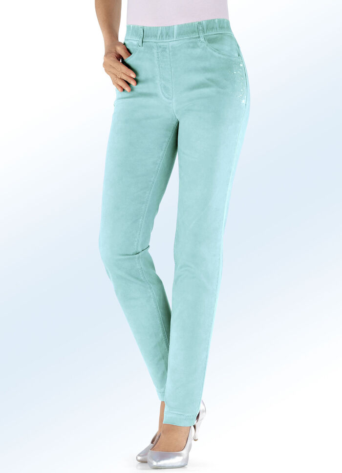 Edle Hose mit funkelnden Glitzersteinchen OCEAN