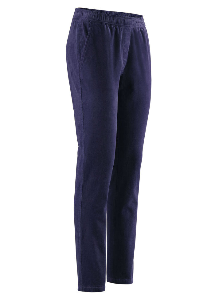 Cordhose in Schlupfform INDIGOBLAU
