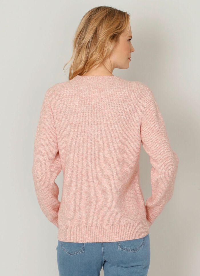 Pullover aus Effektgarn 