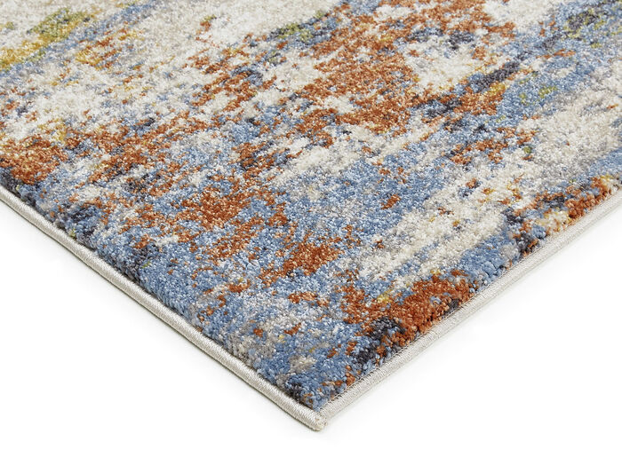 Einfallsreich gestaltete Brücken und Teppiche BEIGE-BLAU