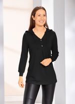 Shirt-Tunika mit Kapuze 