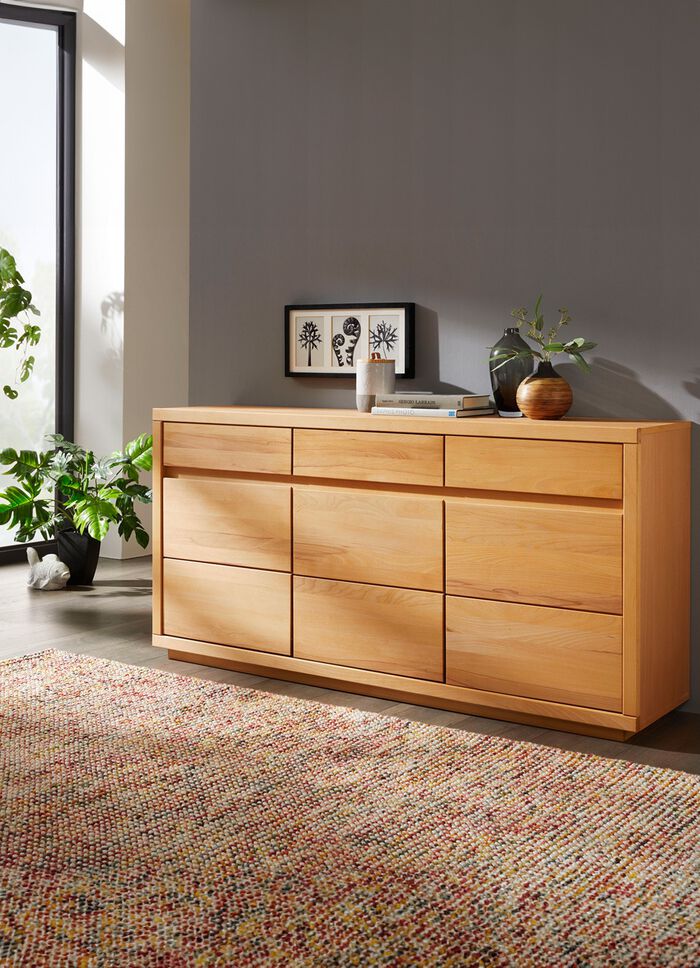 M&ouml;belserie mit Massivholz-Fronten KERNBUCHE