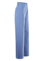 Soft-Stretch-Hose in modischer Weite AZURBLAU