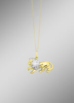 Löwen-Anhänger in Bicolor 