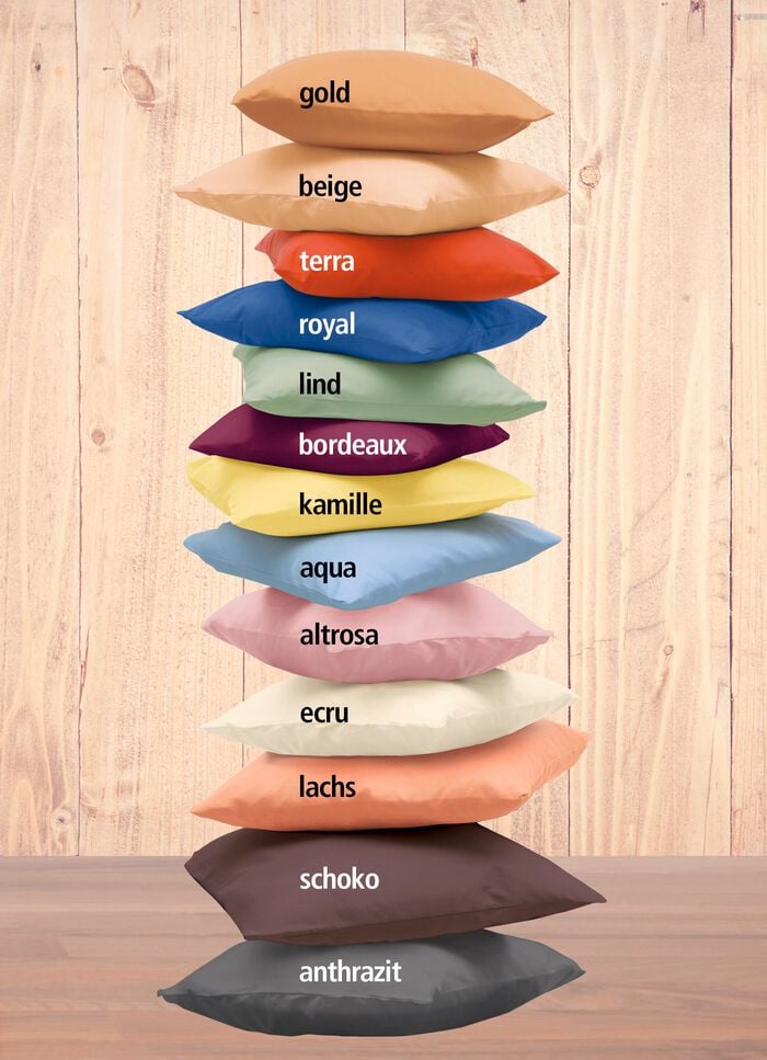 2er-Pack Kissenbez&uuml;ge aus 100% Baumwolle 