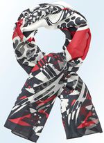 Schal mit Fantasiedessin 