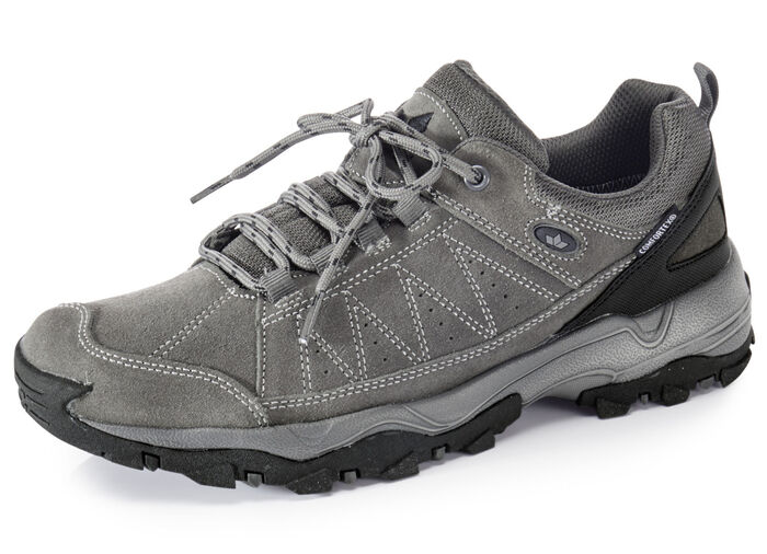 Atmungsaktive Herren-Schnürschuhe, mit herausnehmbarem Fußbett GRAFIT