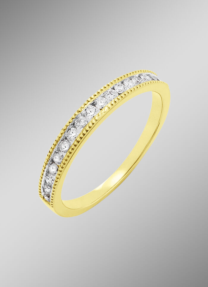 Exquisiter Damenring mit Brillanten 