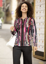 Blusenjacke mit Eingriffstaschen 