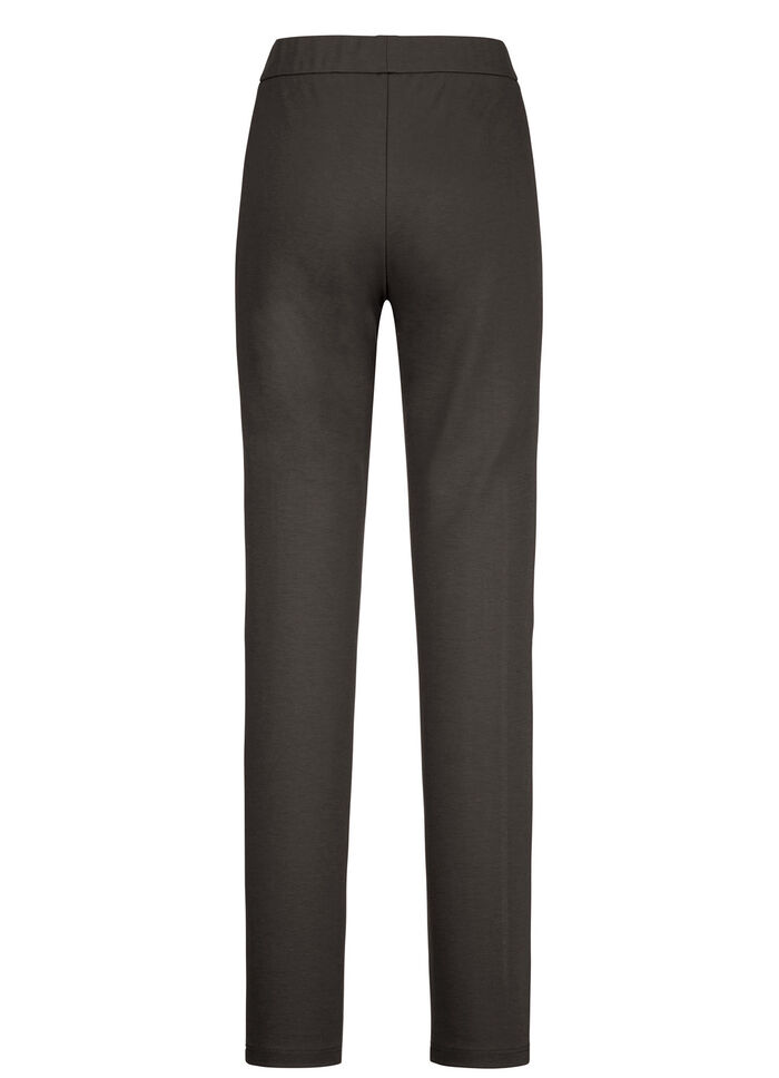 Hose mit figurg&uuml;nstiger Teilungsnaht MOKKABRAUN