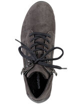 Waldläufer Schnür-Bootie mit seitlichen Glitzersteinchen ANTHRAZIT