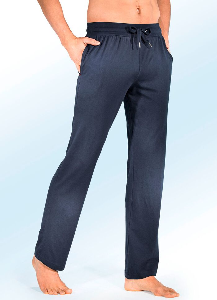 Zweierpack Schlaf- und Freizeithosen, lang, mit Durchzugsband und Seitentaschen 