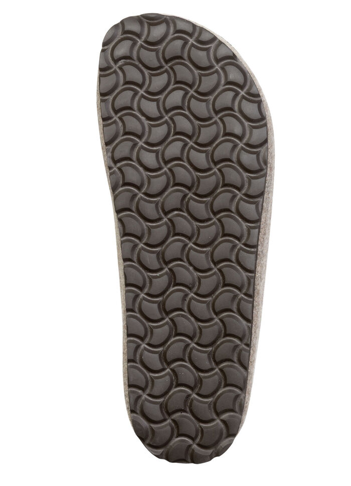 GINO GALANTE, trendige Herren-Hausschuhe, Weite H, mit Hirsch-Stickerei SAND