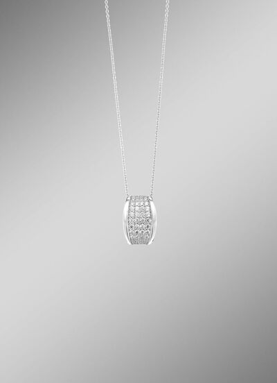 Schicker Anhänger mit Zirkonia 