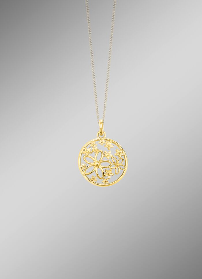 Filigraner Anh&auml;nger im Blumendesign 