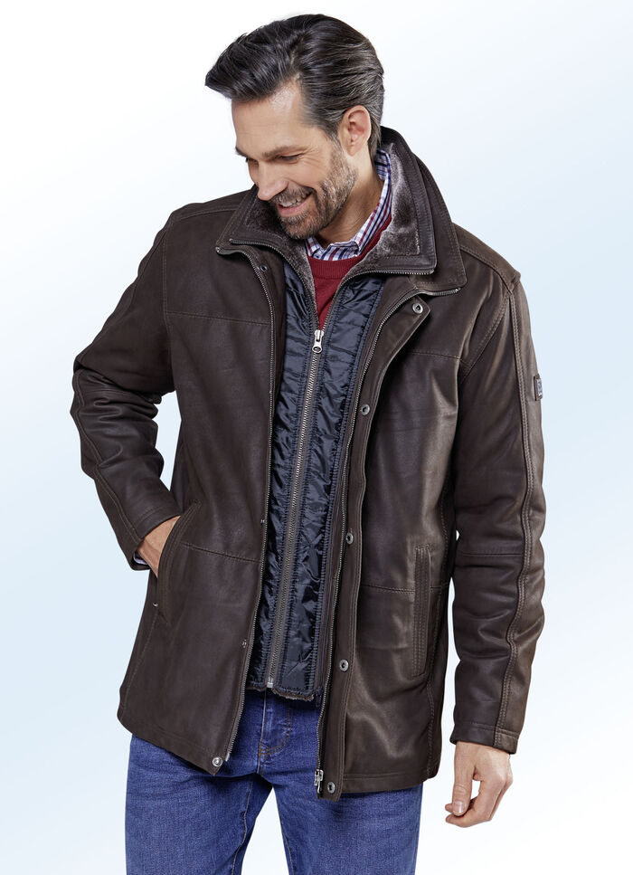 Jacke aus Ziegen-Nappaleder 