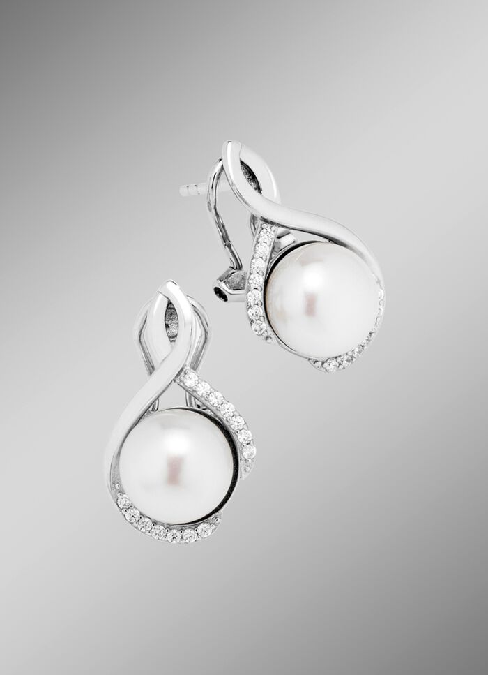 Clipstecker mit S&uuml;&szlig;wasser-Zuchtperle 