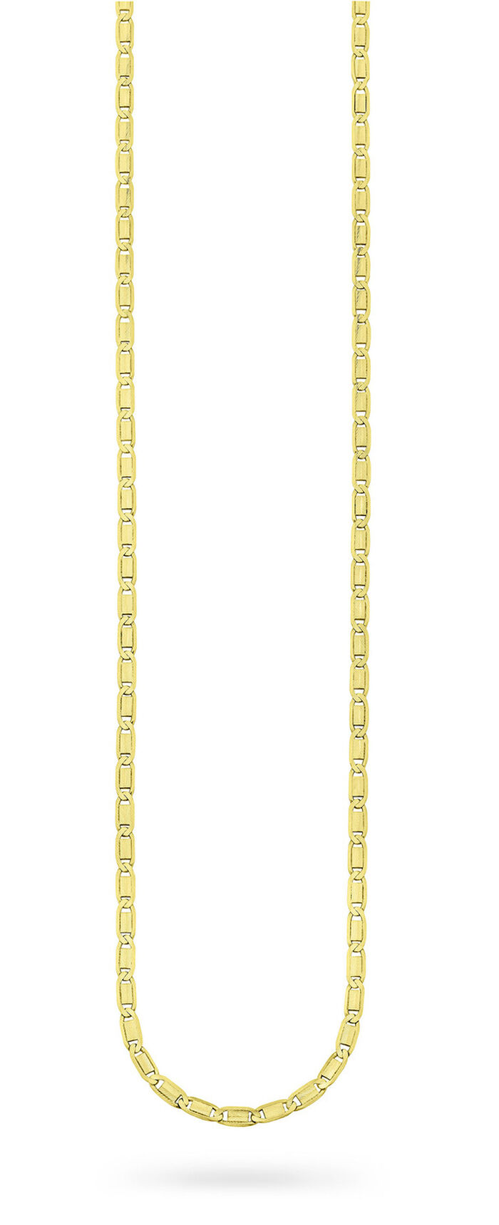 Pl&auml;ttchenkette, diamantiert 