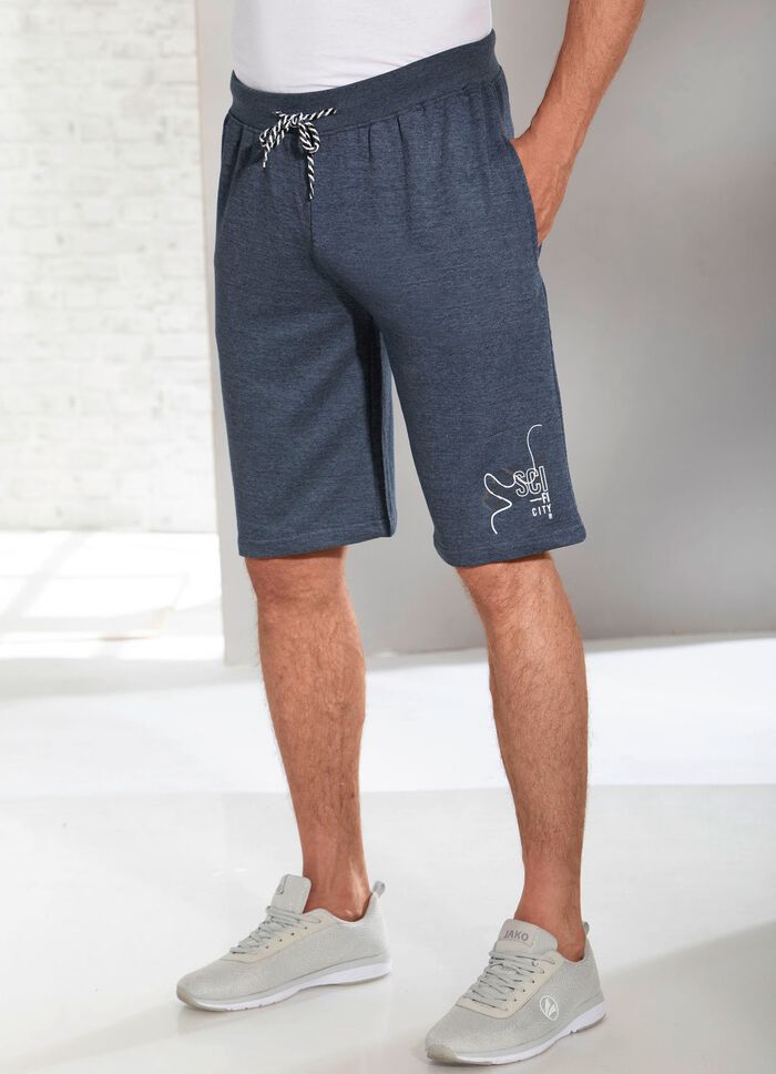 Bermuda in 2 Farben JEANSBLAU MELIERT