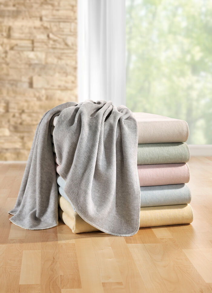 Komfortable Wohndecke aus Baumwolle 